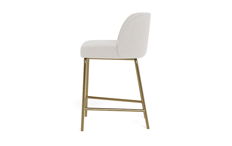 Graham Metal Framed Upholstered Counter Stool - Image 1