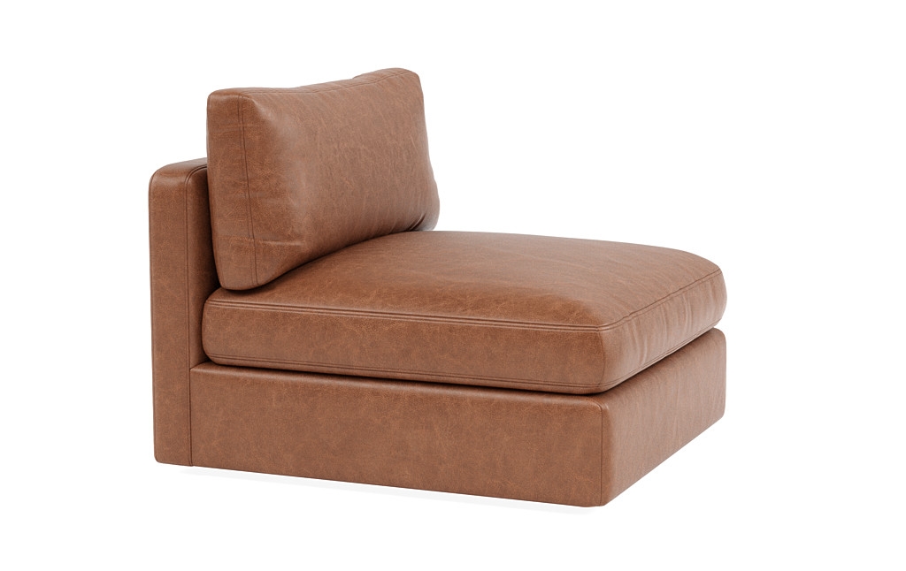 Tatum Leather Modular Armless
 - Image 2