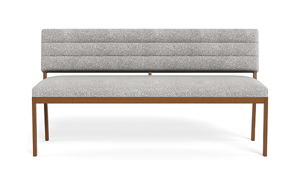 Nora Wood Framed Upholstered Bench - Image 0