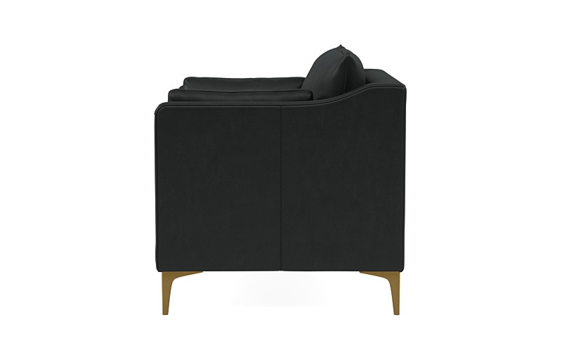 Caitlin Leather Accent Chair - Image 1