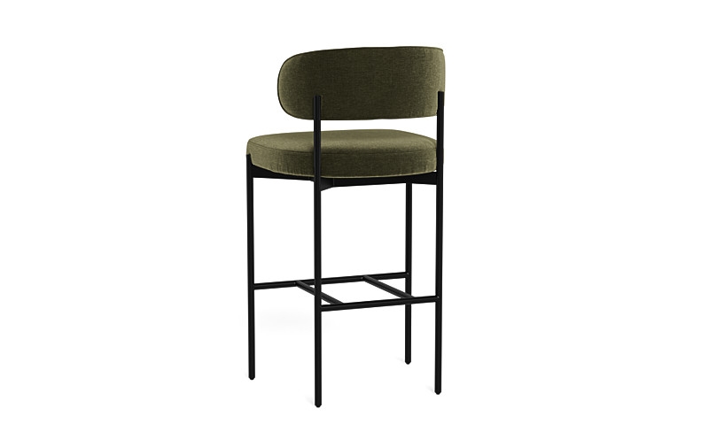 Hollis Metal Framed Upholstered Bar Stool - Image 3