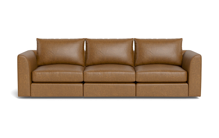 Beckham Leather Modular 3-Seat Sofa - Image 0