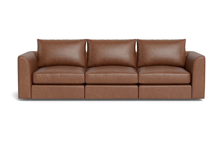Beckham Leather Modular 3-Seat Sofa - Image 0