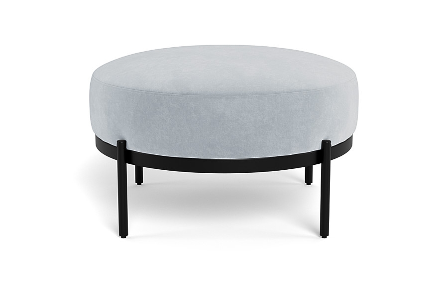 Kyle Round Stool Ottoman - Image 1