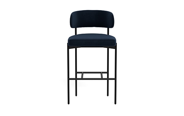 Hollis Metal Framed Upholstered Bar Stool - Image 0