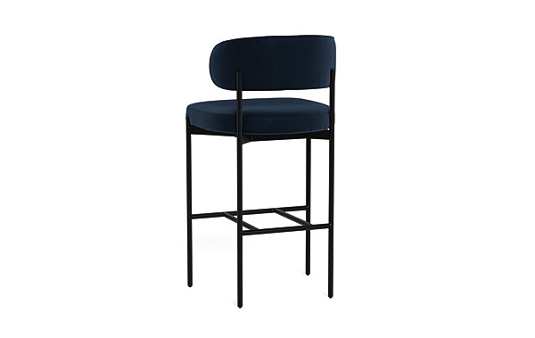 Hollis Metal Framed Upholstered Bar Stool - Image 3