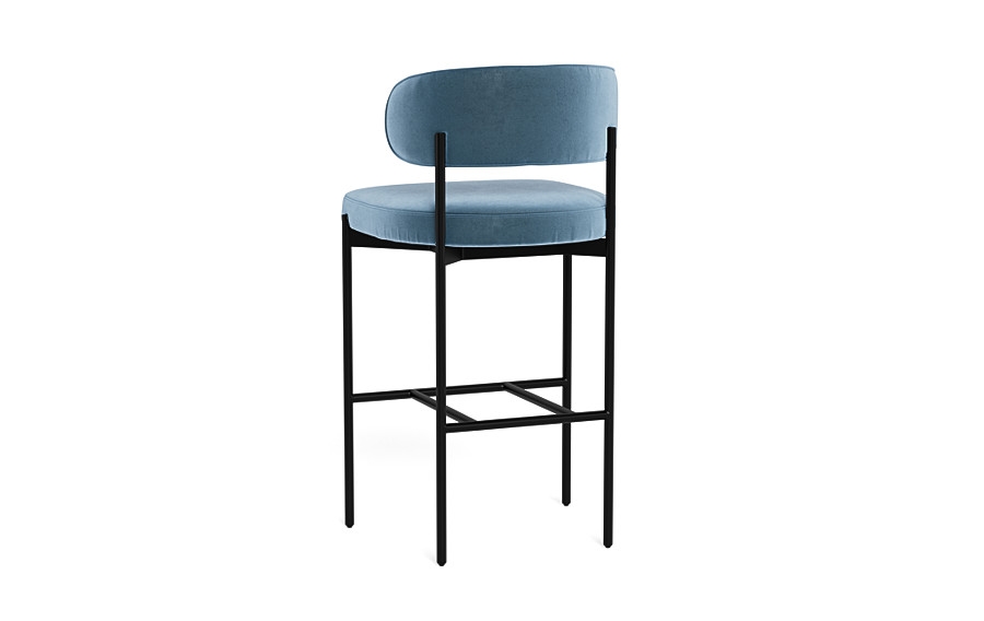 Hollis Metal Framed Upholstered Bar Stool - Image 4