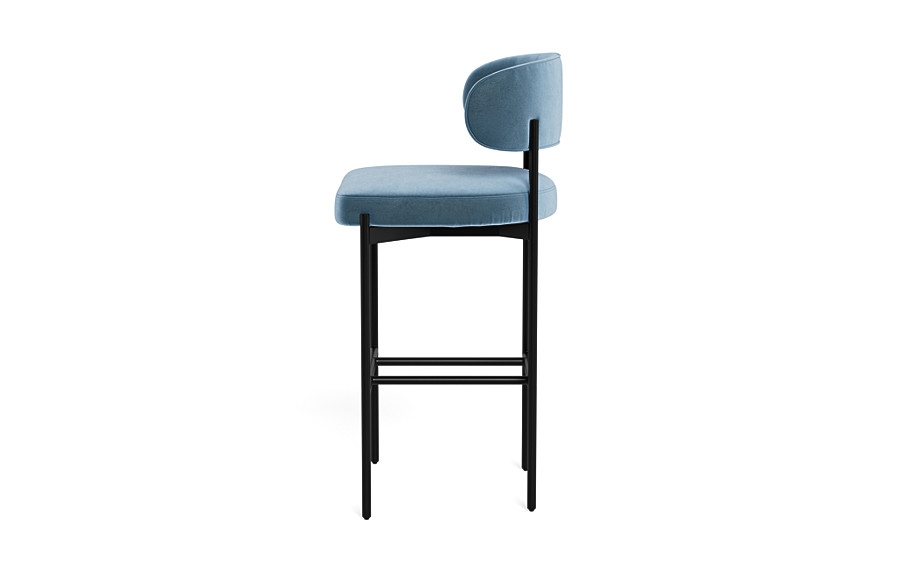Hollis Metal Framed Upholstered Bar Stool - Image 3