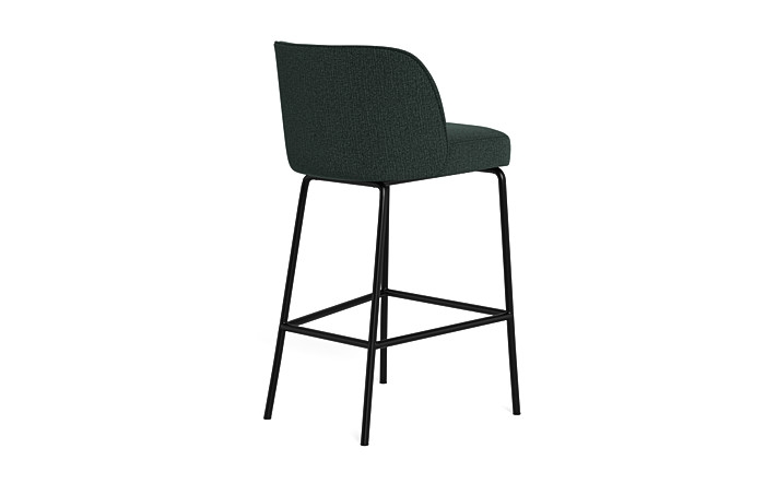 Graham Metal Framed Upholstered Bar Stool - Image 4