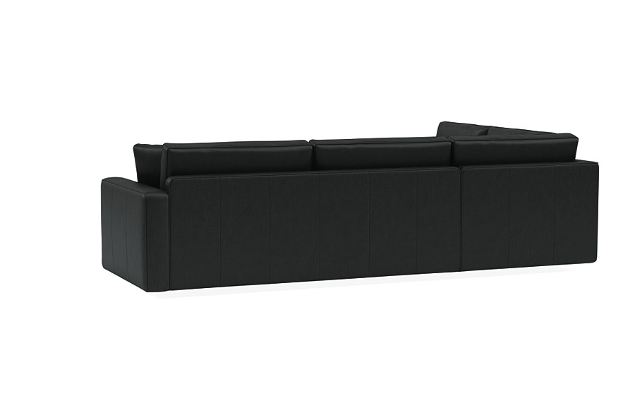 James Leather 3-Seat Left Bumper Sectional - Image 2