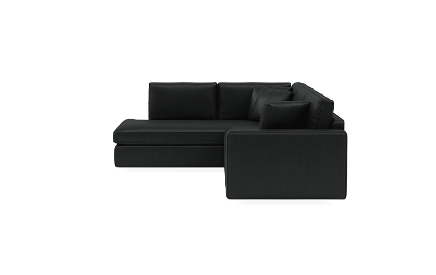 James Leather 3-Seat Left Bumper Sectional - Image 4