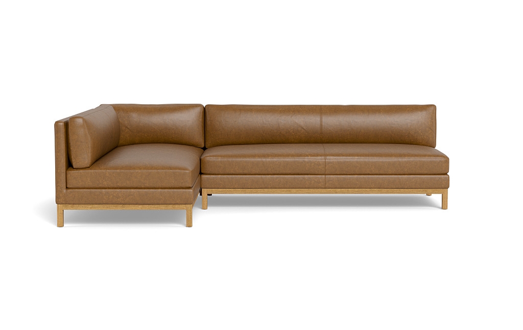 Jasper Leather Chaise Sectional - Image 0