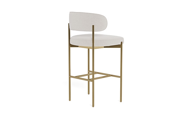 Hollis Metal Framed Upholstered Bar Stool - Image 4
