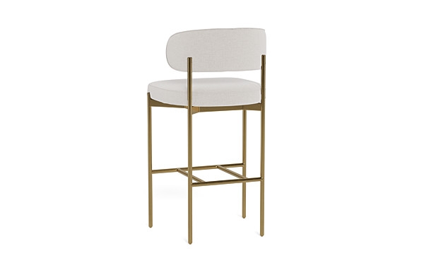 Hollis Metal Framed Upholstered Bar Stool - Image 1