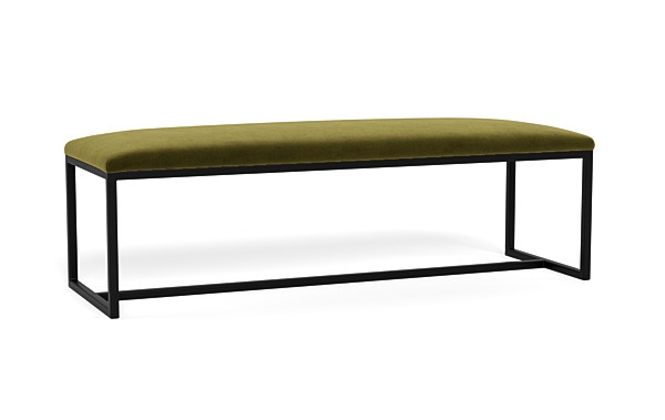 Fritz Metal Framed Upholstered Bench - Image 4