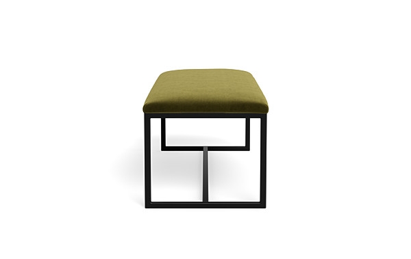Fritz Metal Framed Upholstered Bench - Image 2