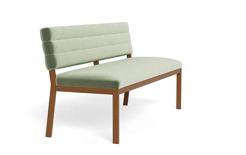Nora Wood Framed Upholstered Bench - Image 2