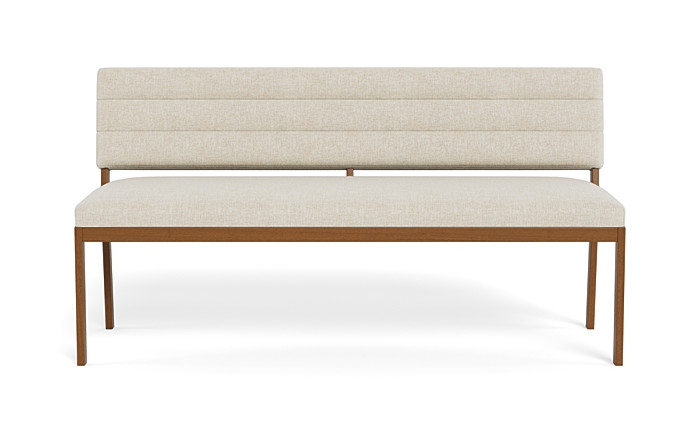 Nora Wood Framed Upholstered Bench - Image 0