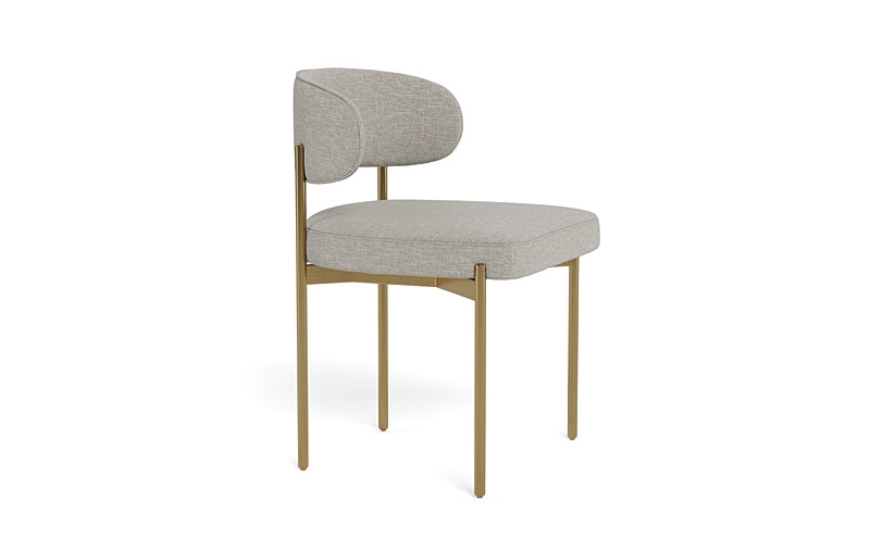 Hollis Metal Framed Upholstered Chair - Image 4