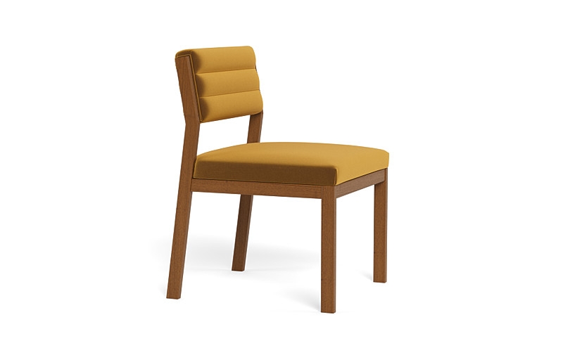 Nora Upholstered Armless Chair - Image 1