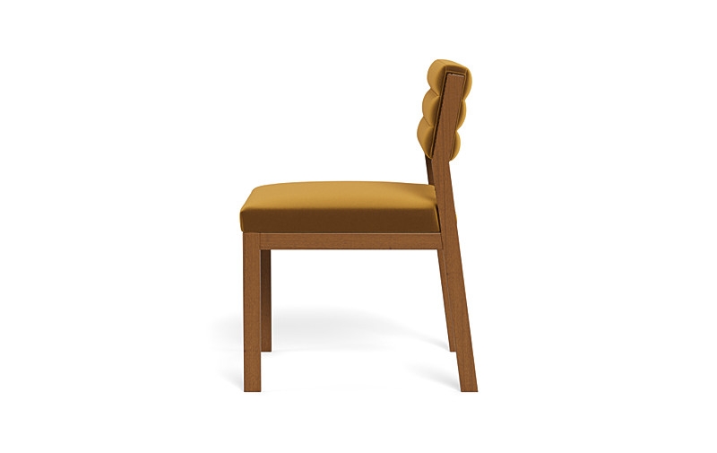 Nora Upholstered Armless Chair - Image 3