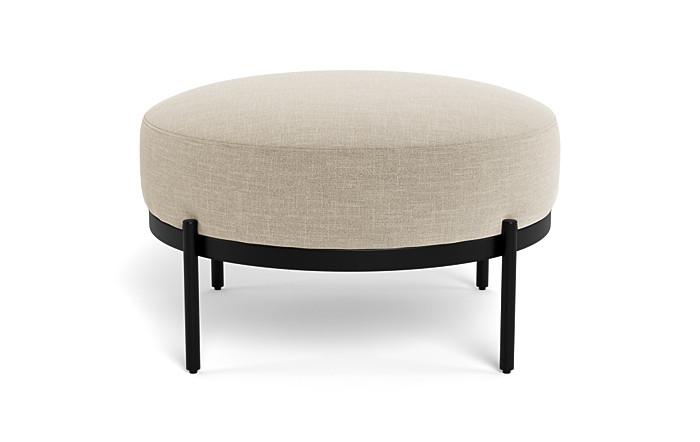 Kyle Round Stool Ottoman - Image 0