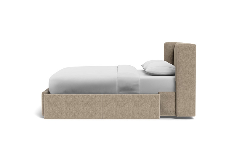 Graham Upholstered Bed with Storage Option - Image 2