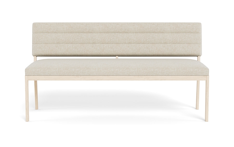 Nora Wood Framed Upholstered Bench - Image 0
