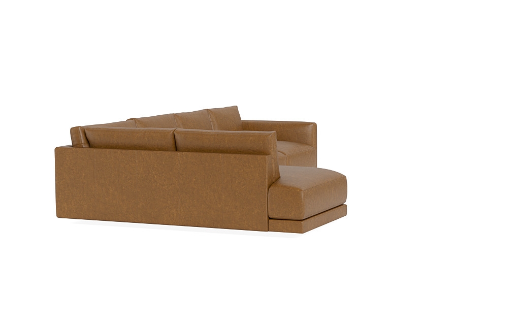 Lukas 4-Seat Leather Left Bumper Sectional - Image 3