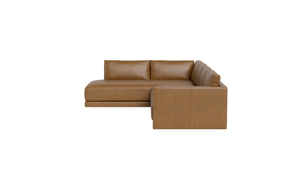 Lukas 4-Seat Leather Left Bumper Sectional - Image 2