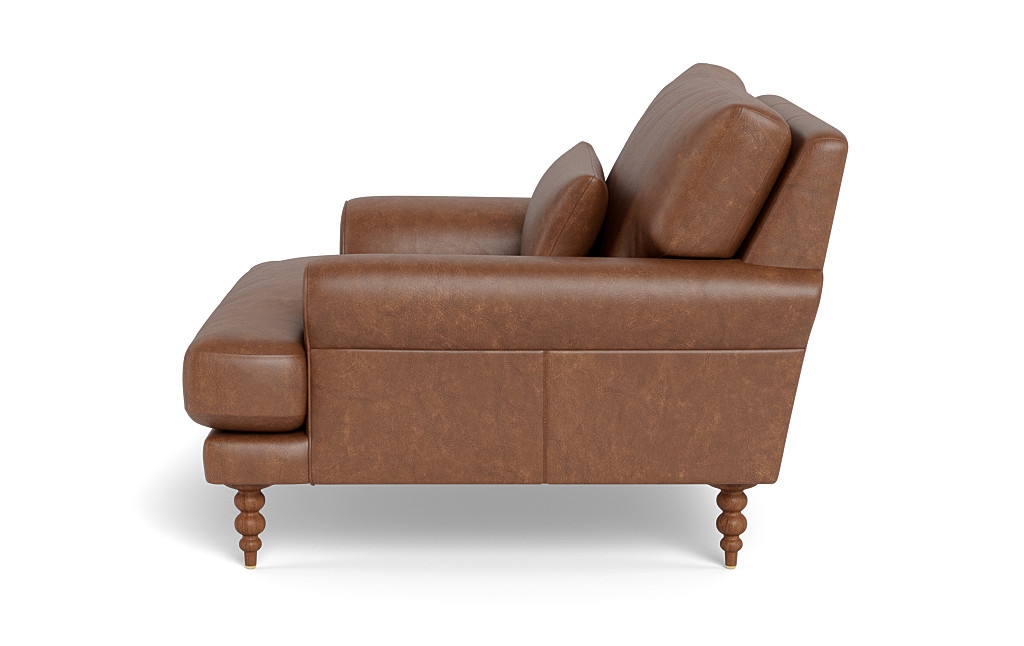 Maxwell Leather Accent Chair - Image 1