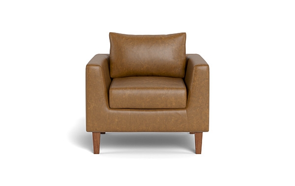 Asher Leather Petite Chair - Image 0
