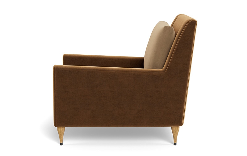 Lennox Velvet Color Block Petite Chair - Image 2