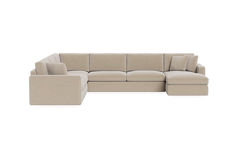 James 4-Piece 5-Seat Corner Chaise Sectional Right - Image 0