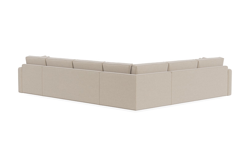 James 4-Piece 5-Seat Corner Chaise Sectional Right - Image 1