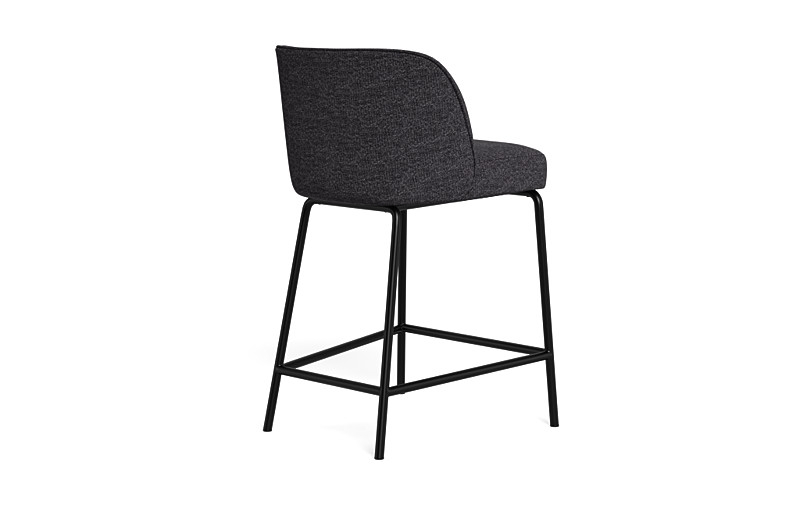Graham Metal Framed Upholstered Counter Stool - Image 1