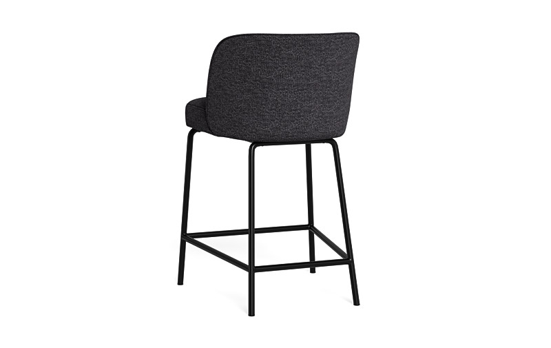 Graham Metal Framed Upholstered Counter Stool - Image 3