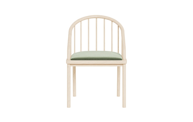 Alten Wood Framed Upholstered Seat Chair - Image 0