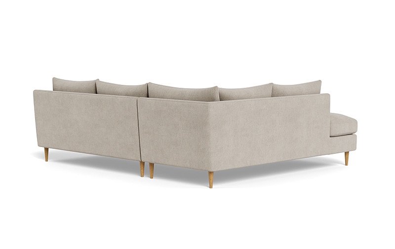 Sloan 3-Seat  Bumper Sectional - Image 4