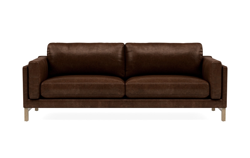 Gaby Leather 2-Seat Sofa - Image 0