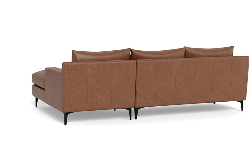 Sloan Leather  Chaise Sectional - Image 1
