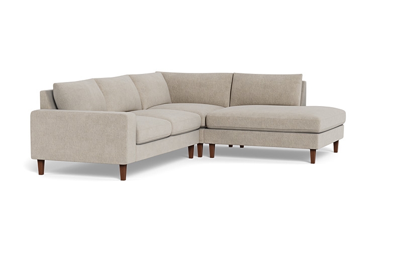 117" Saylor Wide Arm 3-Seat  Bumper Sectional - Image 1