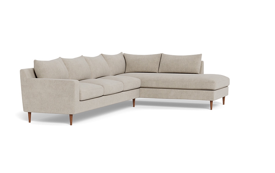 Sloan 4-Seat  Bumper Sectional - Image 1
