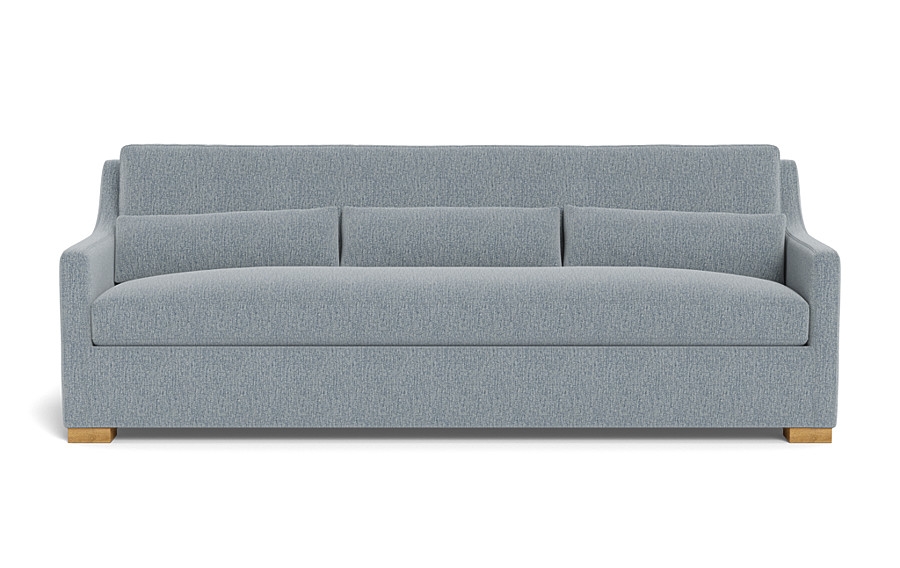 Ella Sofa, Misty, Oak Legs - Image 0