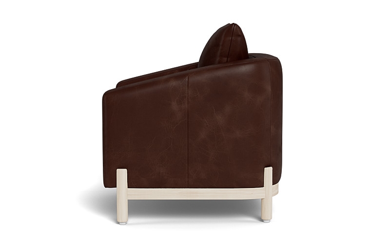 Oslo Leather Petite Chair - Image 1