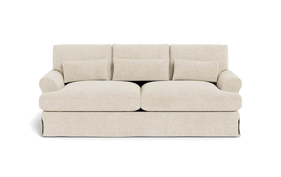 Maxwell Slipcovered Loveseat - Image 0