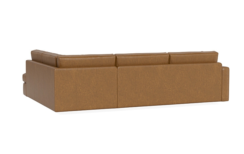 James Leather 3-Seat Right Bumper Sectional - Image 3