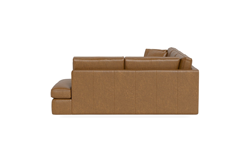 James Leather 3-Seat Right Bumper Sectional - Image 2