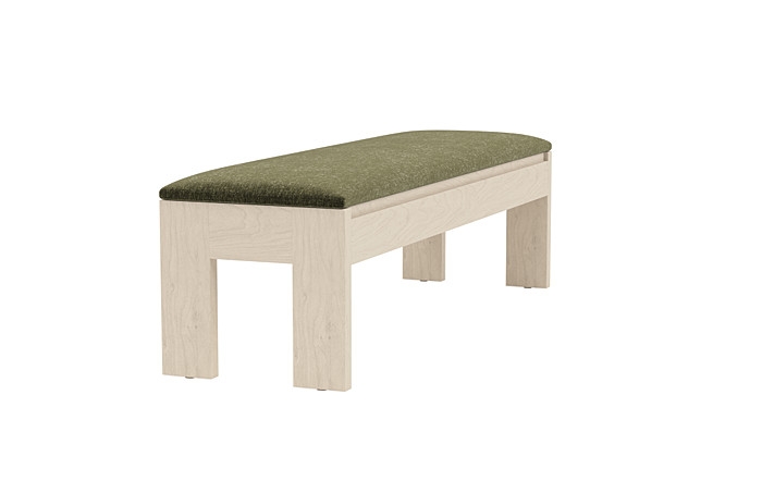 Cade Wood Framed Upholstered Storage Bench - Image 1
