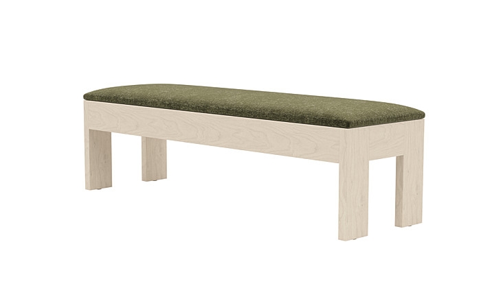 Cade Wood Framed Upholstered Storage Bench - Image 2